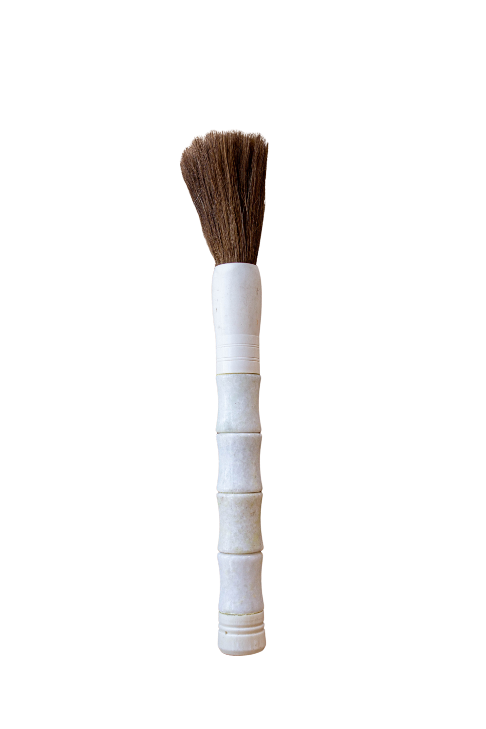 Natural Bone Calligraphy Brush Vintage Cream Pale Green