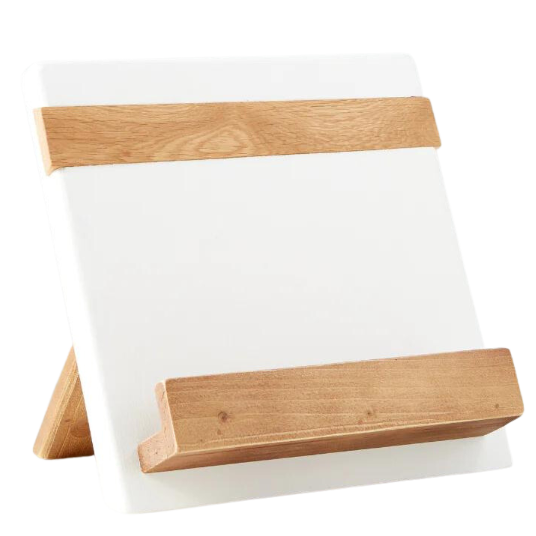 White Mod iPad / Cookbook Holder