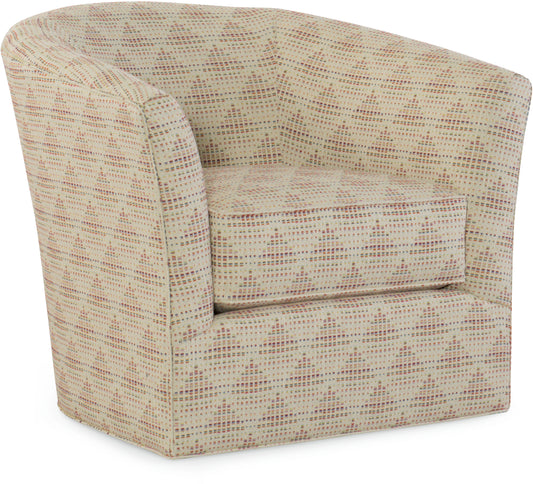 Ashland Swivel Chair-Stipe