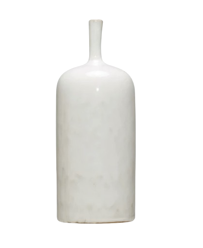Stoneware Vase with Glaze - Large
