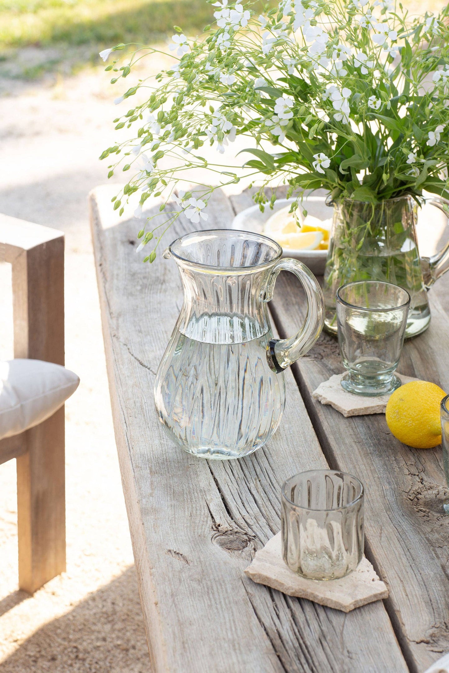 Handblown Fluted Tumbler