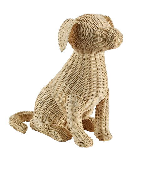 Potcake Wicker Dog