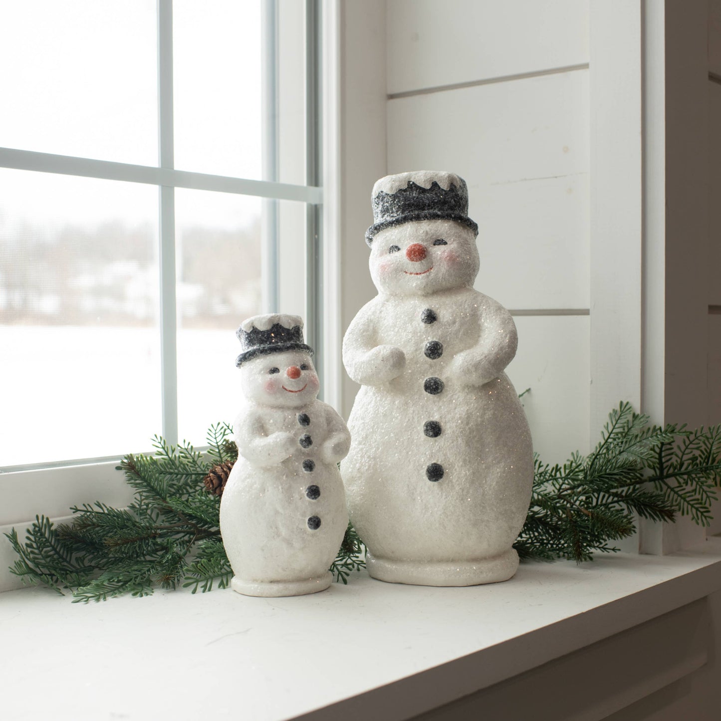 12" RED NOSE SNOWMAN