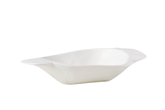 Small Mod White Dough Bowl