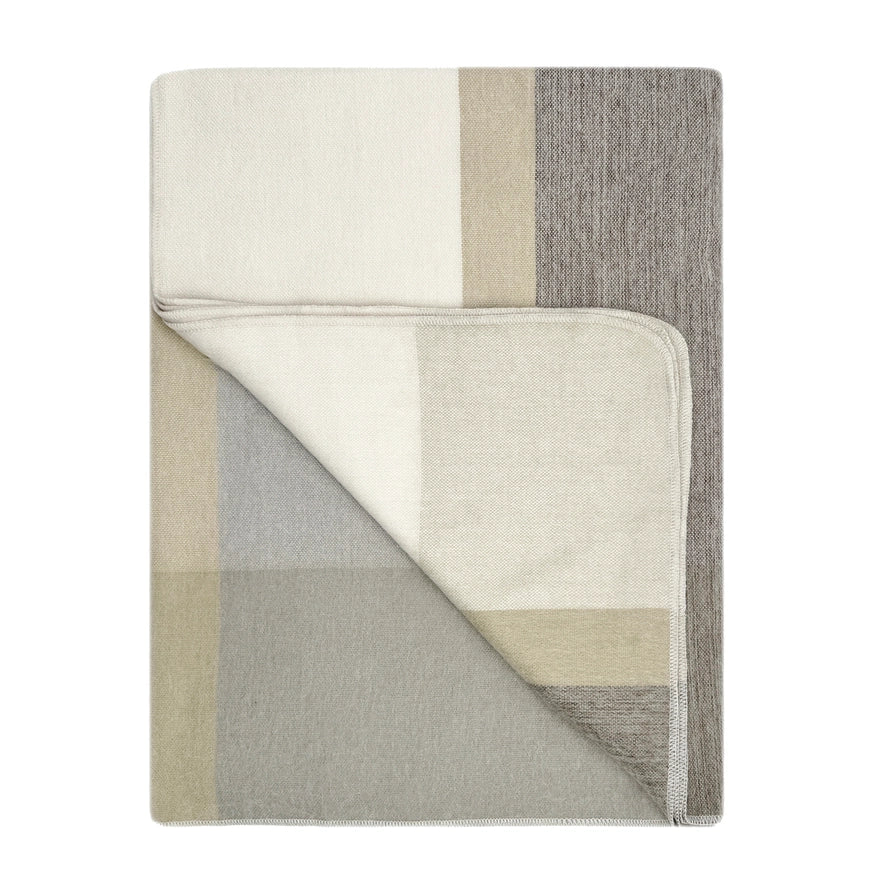 Alpaca Throw Blanket - Salt Flat