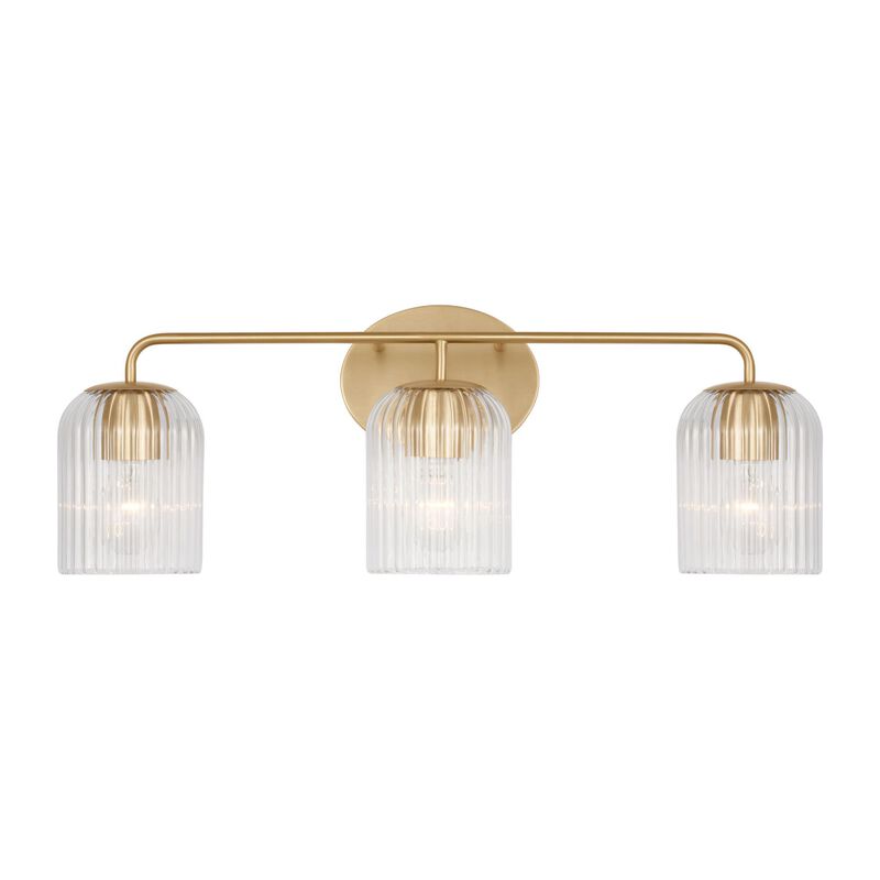 Eisele 3-Light 24" Satin Brass Bath Sconce