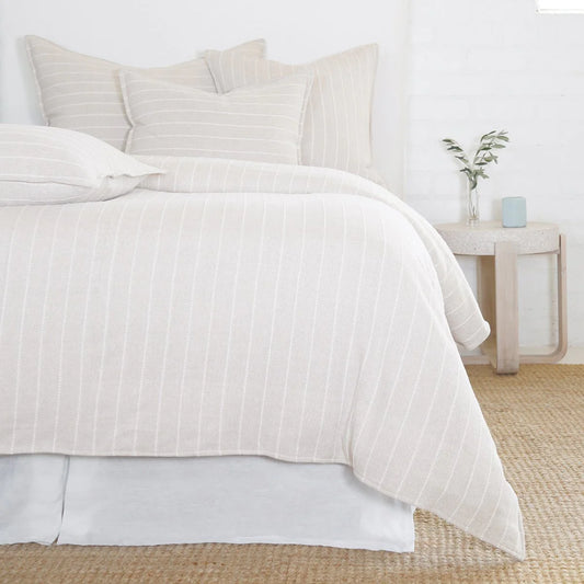 Henley Oat King Duvet Cover