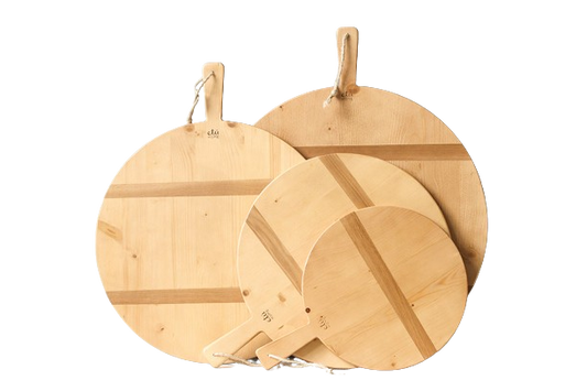 Round Pine Charcuterie Board, Large