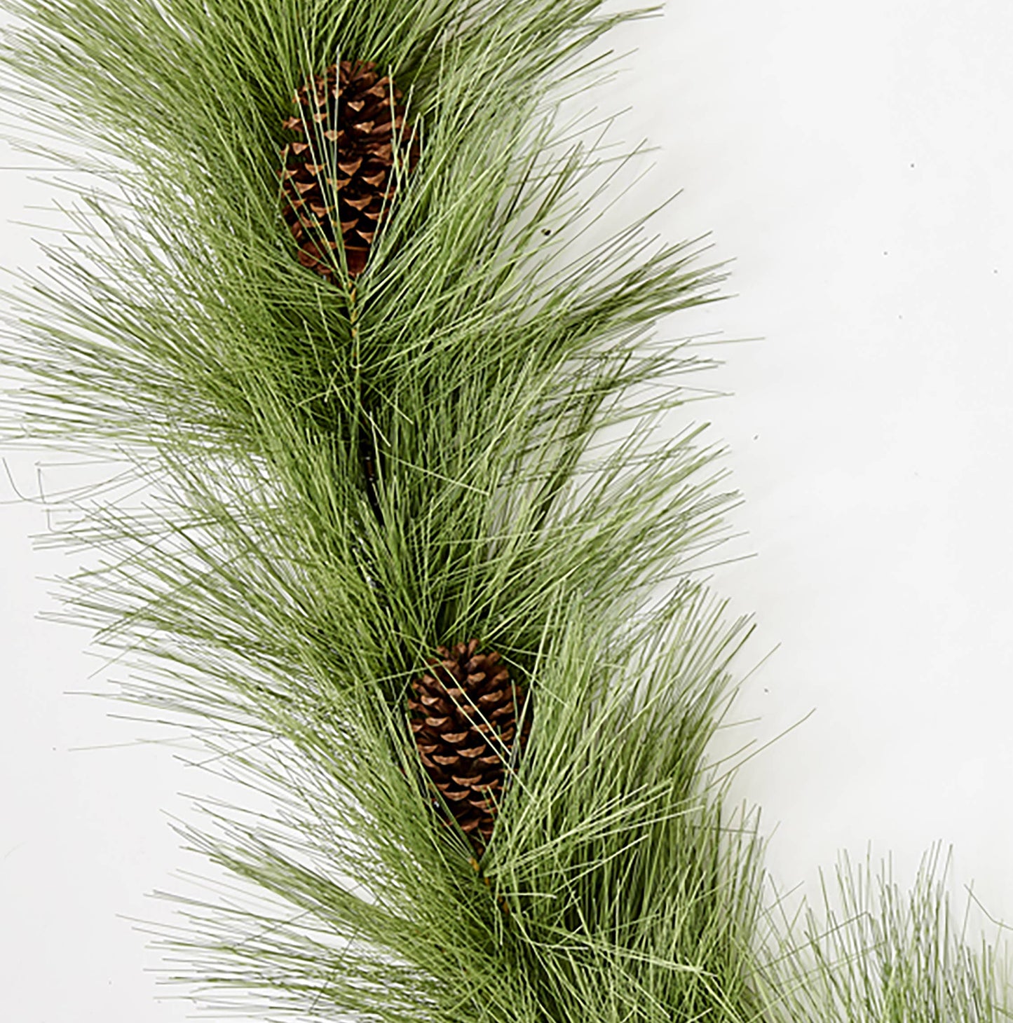 69" Artificial Pine Long Needle With Pine Cones Garland