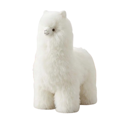 Stuffed Animal - White Alpaca