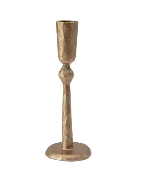 Metal Taper Holder with Antique Finish