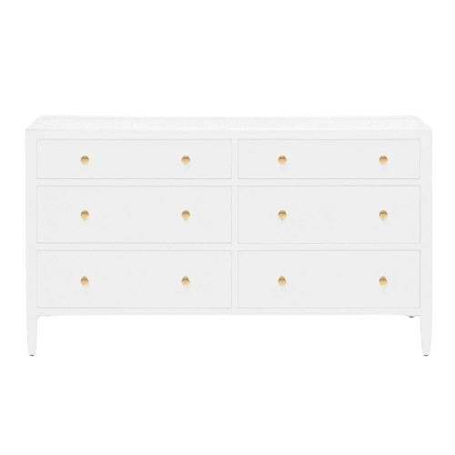 Jarin 60" Dresser - Belgian Linen Designer White Sugarwood Interiors Jarin 60" Dresser - Belgian Linen Designer White Sugarwood Interiors