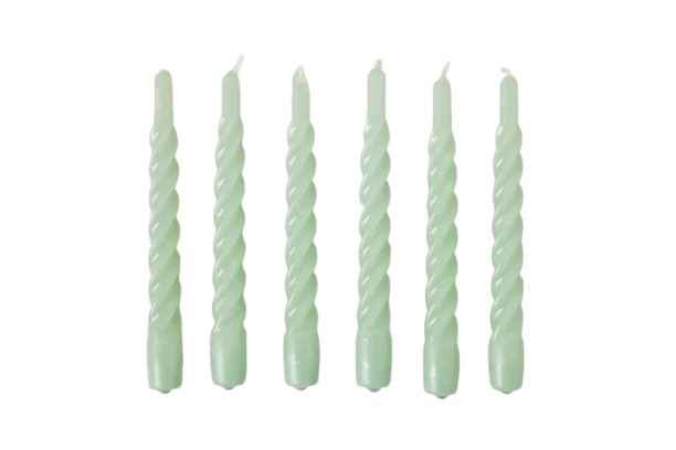 Twisted Taper Candles, Set of 2