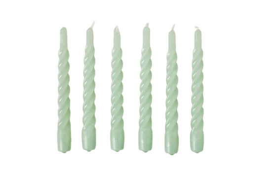 Twisted Taper Candles, Set of 2