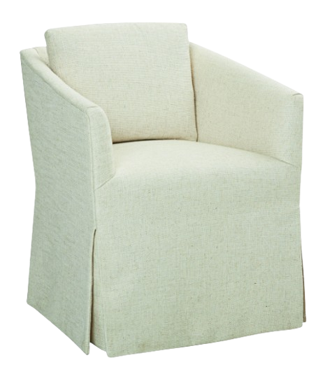 5551-01C Chair w/ Casters, Burbank Ivory
