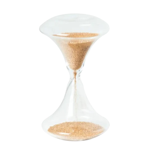 Mona Electroplated Bead Sand Timer - Gold