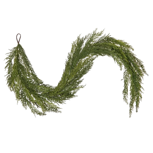 72" Green Cedar Garland