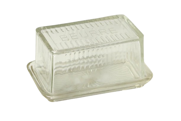Bistro Glass Butter Dish