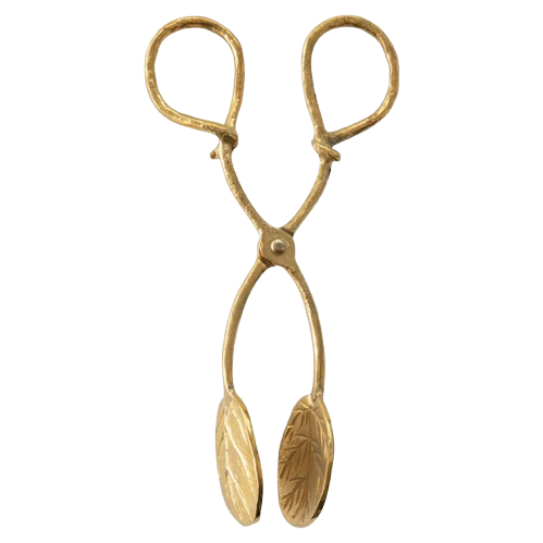 Brass Leaf Tongs