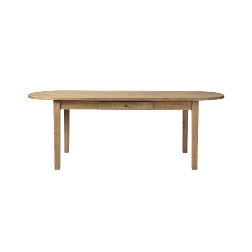 Megan Dining Table Worn Oak, 86"w x 42"d x 30"h