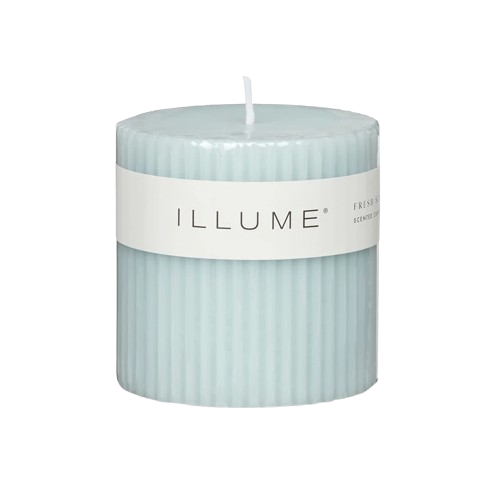 Fresh Sea Salt Small Fragranced Pillar Candle