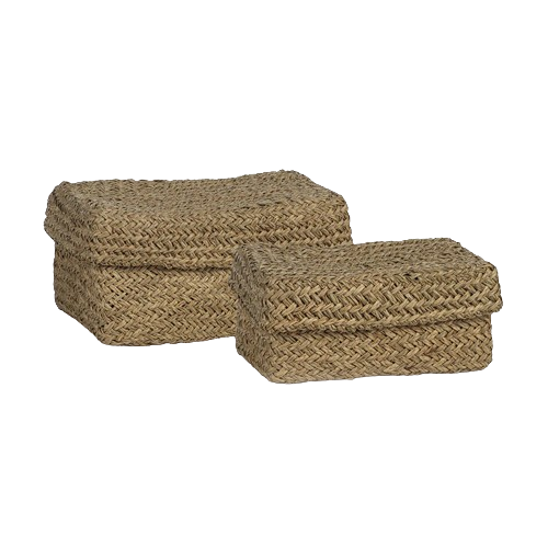 Barletta Mendong Storage Boxes - S/2