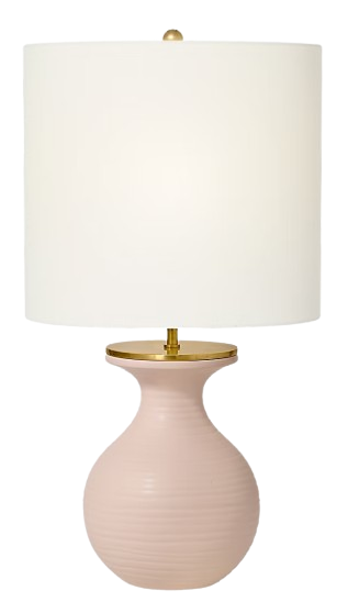 Albie Small Desk Lamp, Blush