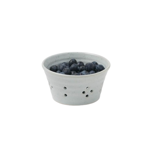 Paz Berry Bowl, White Salt Glaze, Individual