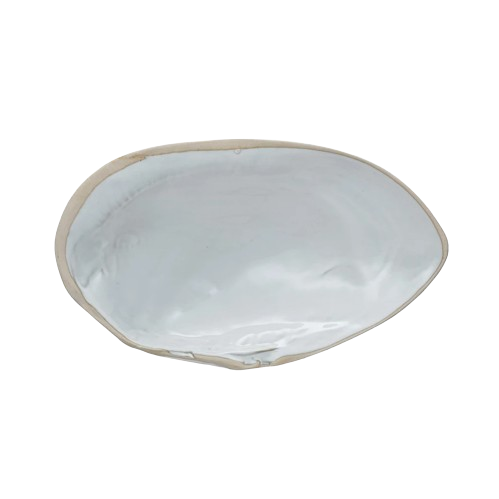 Stoneware Shell Shaped Dish