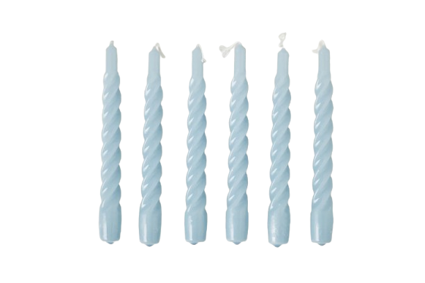 Twisted Taper Candles, Set of 2