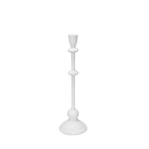 3-3/4"x14" Metal Taper Holder, Sand Finish