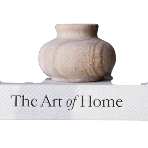 Hand Carved Sandstone Bud Vase