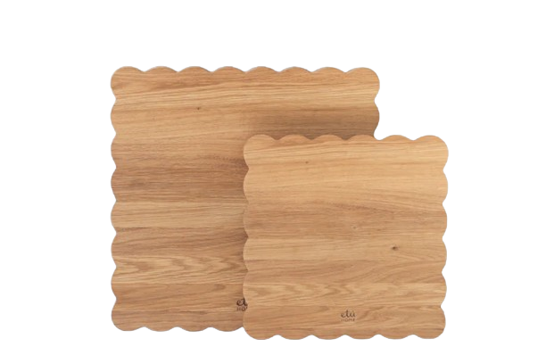 Square Scalloped Cutting Board