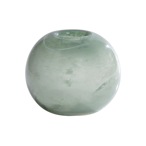 Lumen Sage Blown Glass Vase