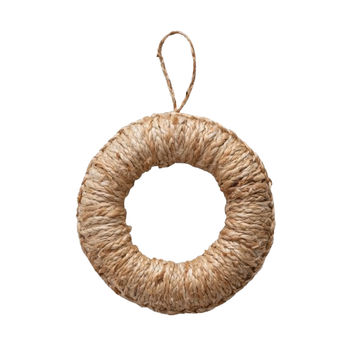 Woven Jute Trivet w/ Loop, Natural