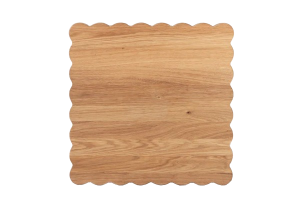 Square Scalloped Cutting Board
