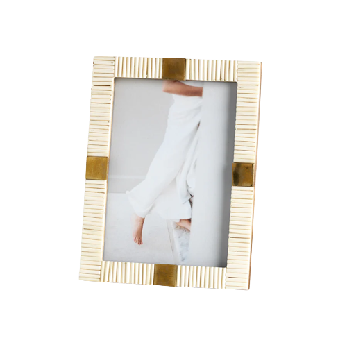 Maha Bone w/ Brass Frame 5x7