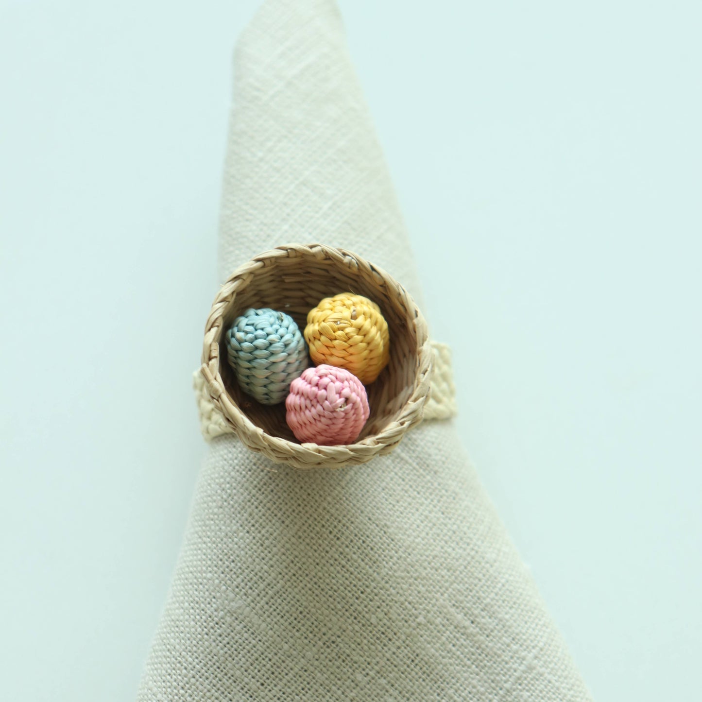 Easter basket Napkin Ring  x 2