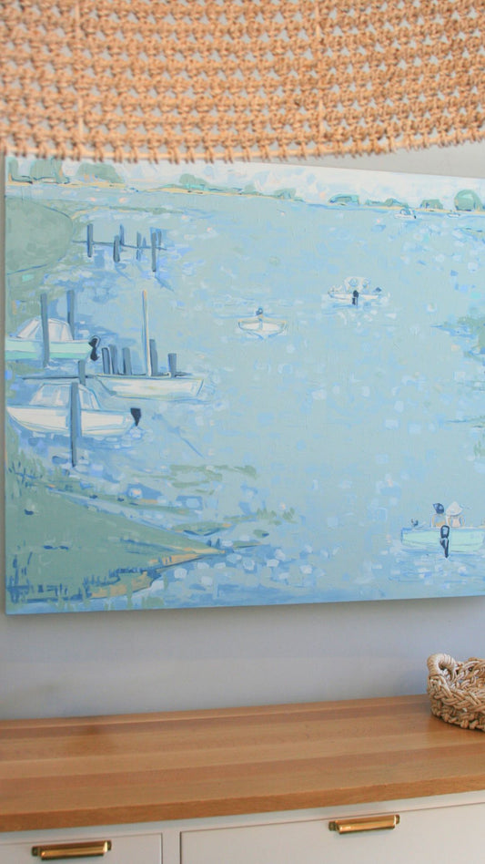 A day on the water, 48x60"