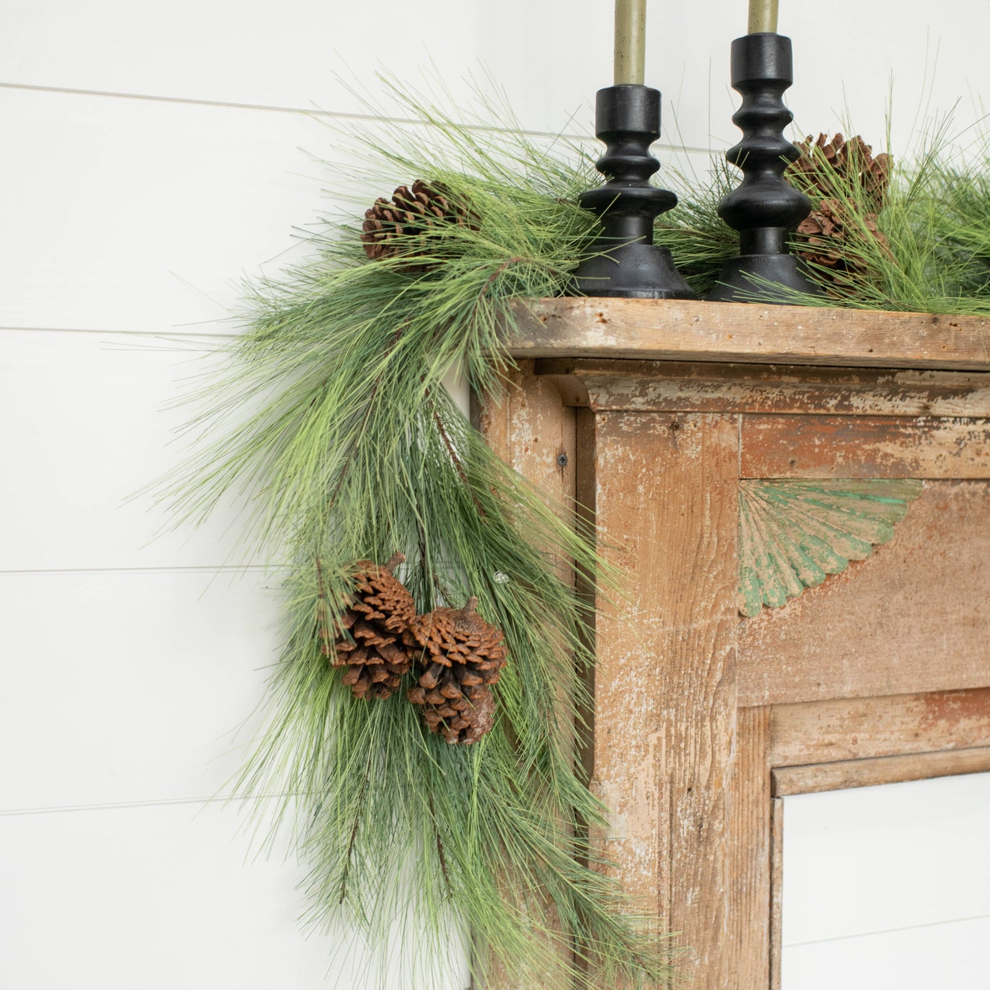 6' PINE GARLAND W/ PINECONES