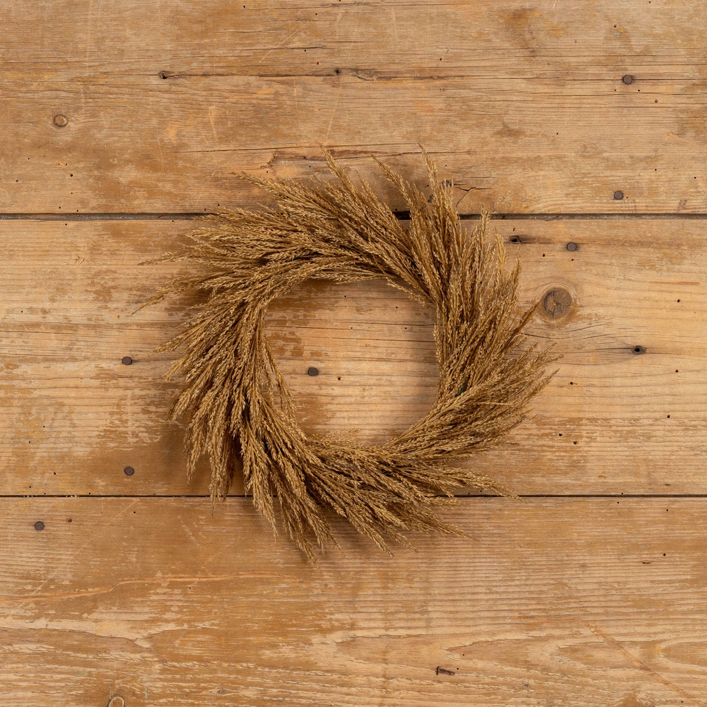 12" DARK GOLD WHEAT CANDLE RING