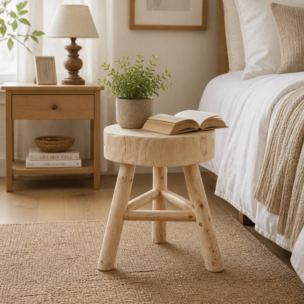 Primitive Three-Leg Stool, 16”