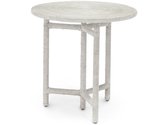 Monarch Side Table, White Sand