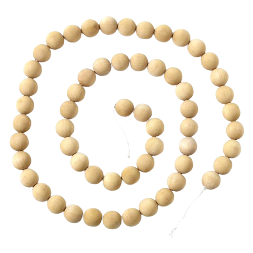 Wood Bead Garland 72"