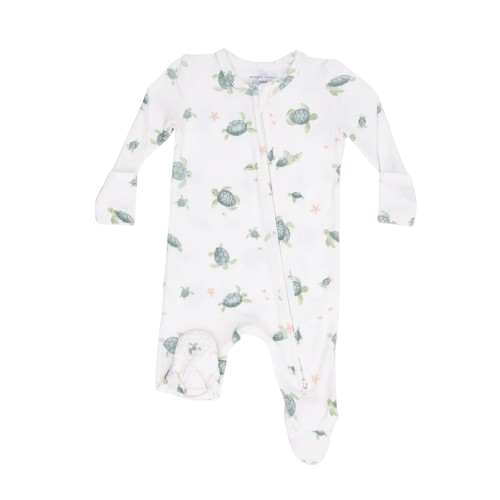 Sea Turtles Zipper Footie