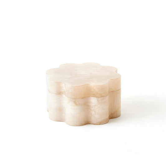 Cumulus Alabaster Wide Box-Cream-Sm