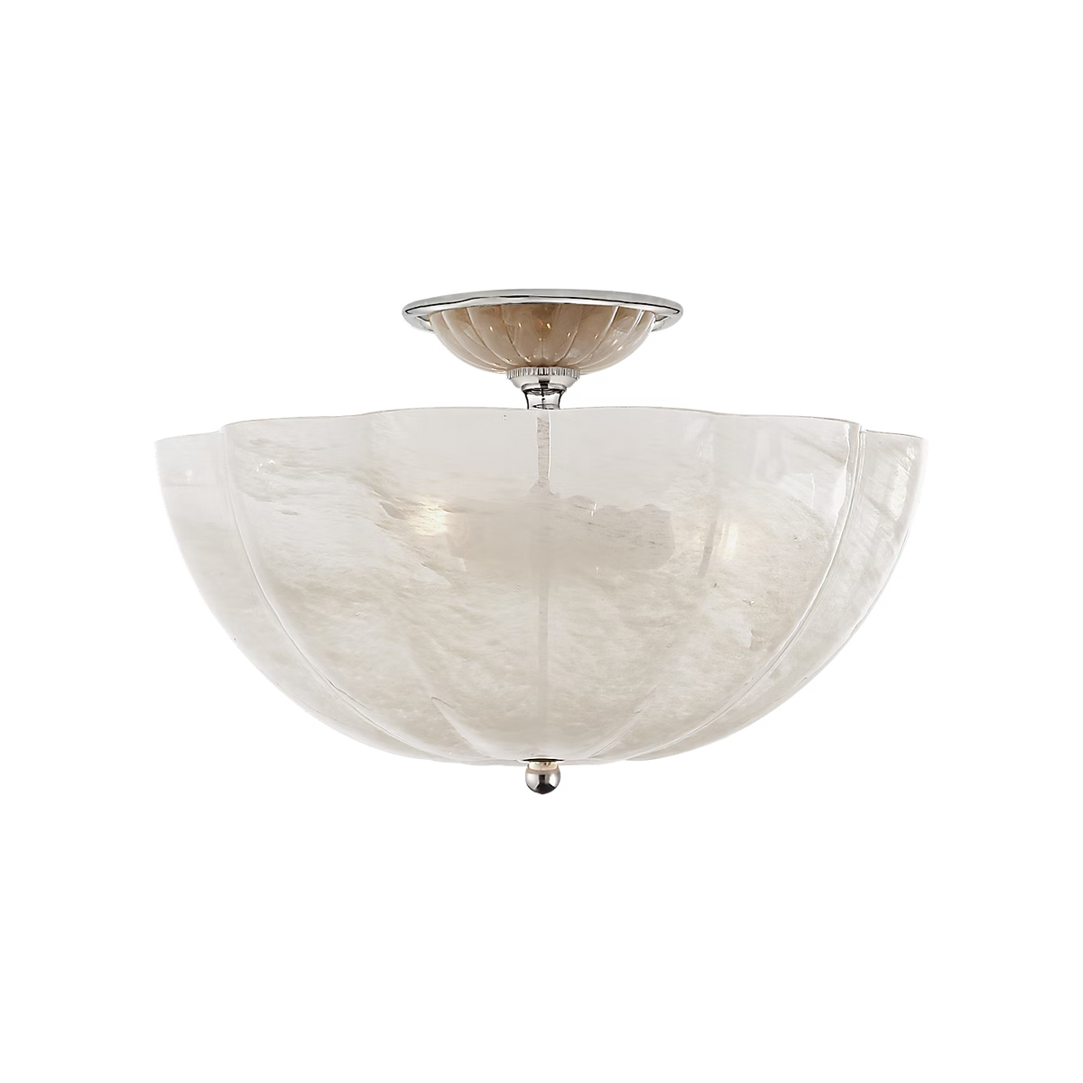 Rosehill Semi-Flush Polished Nickel