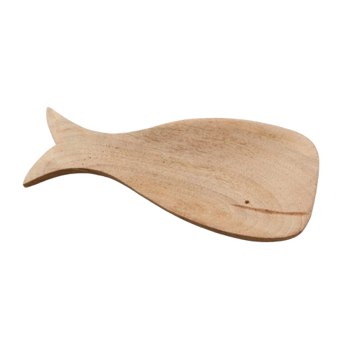 Mango Wood Whale Spoon Rest