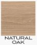 Camellia Round Side Table - Natural Oak