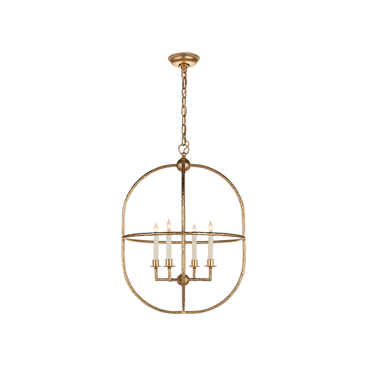 Desmond Open Oval Lantern, Gild